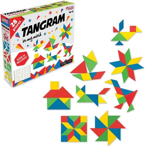 DEDE 03698 28 PARÇA TANGRAM