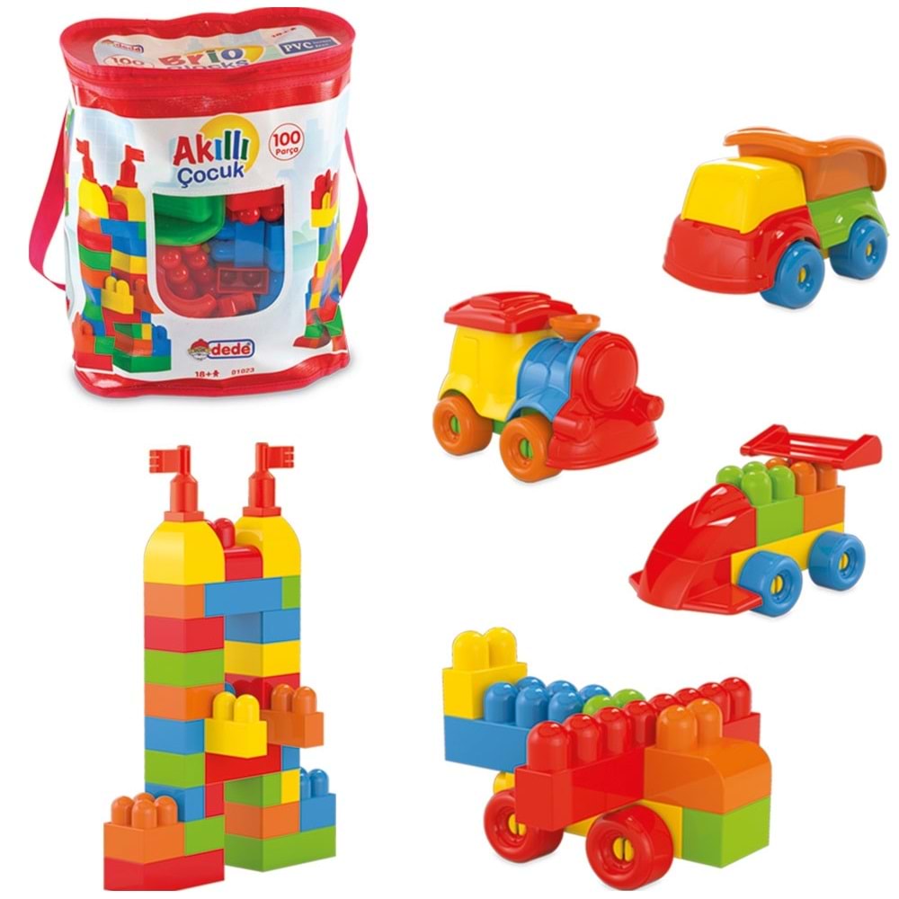 DEDE 01023 AKILLI ÇOCUK 100 PÇS