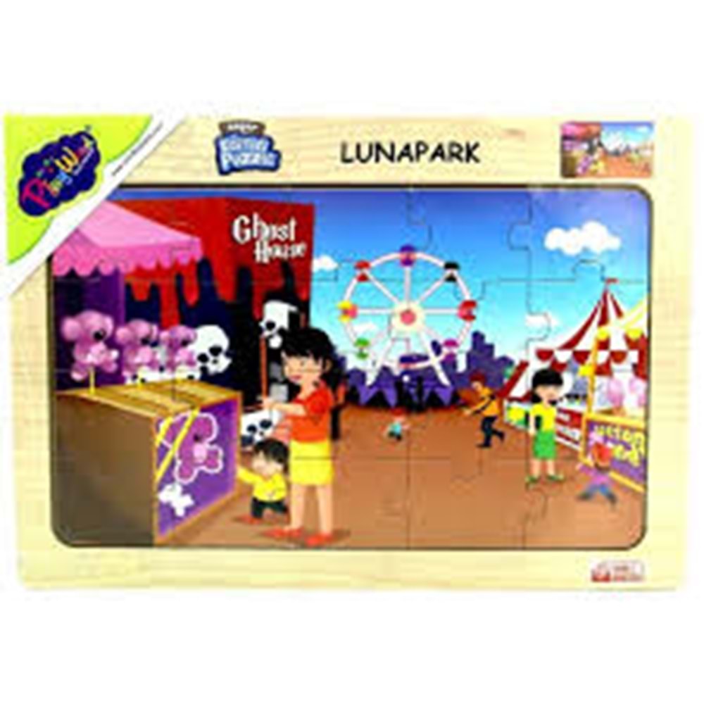 ONY 69/70/71/72 AHŞAP EĞİTİCİ PUZZLE / LUNAPARK