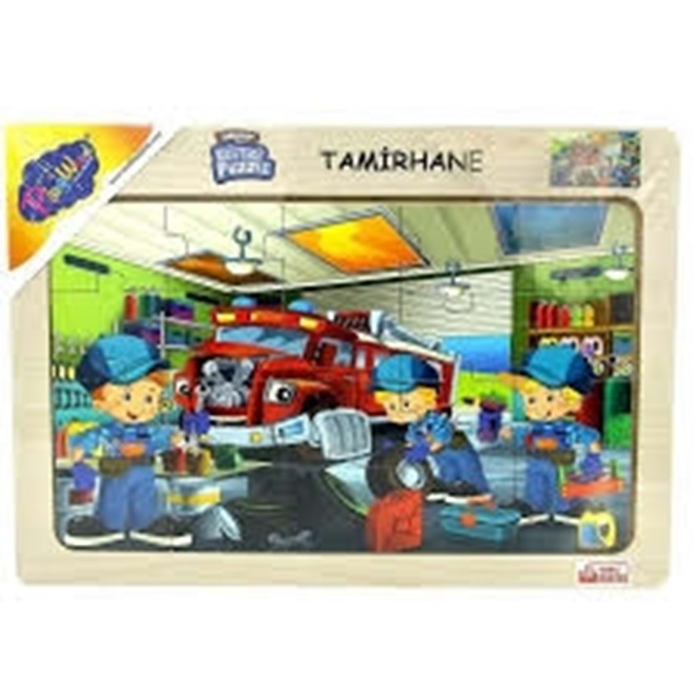 ONY 48/49/50/51 AHŞAP EĞİTİCİ PUZZLE / TAMİRHANE