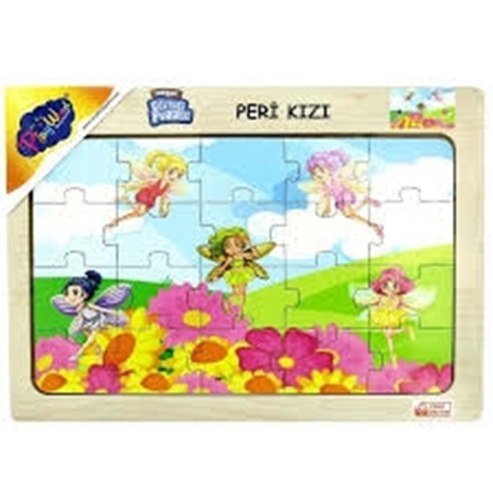 ONY-61/62/63/64 AHŞAP EĞİTİCİ PUZZLE / PERİ KIZI