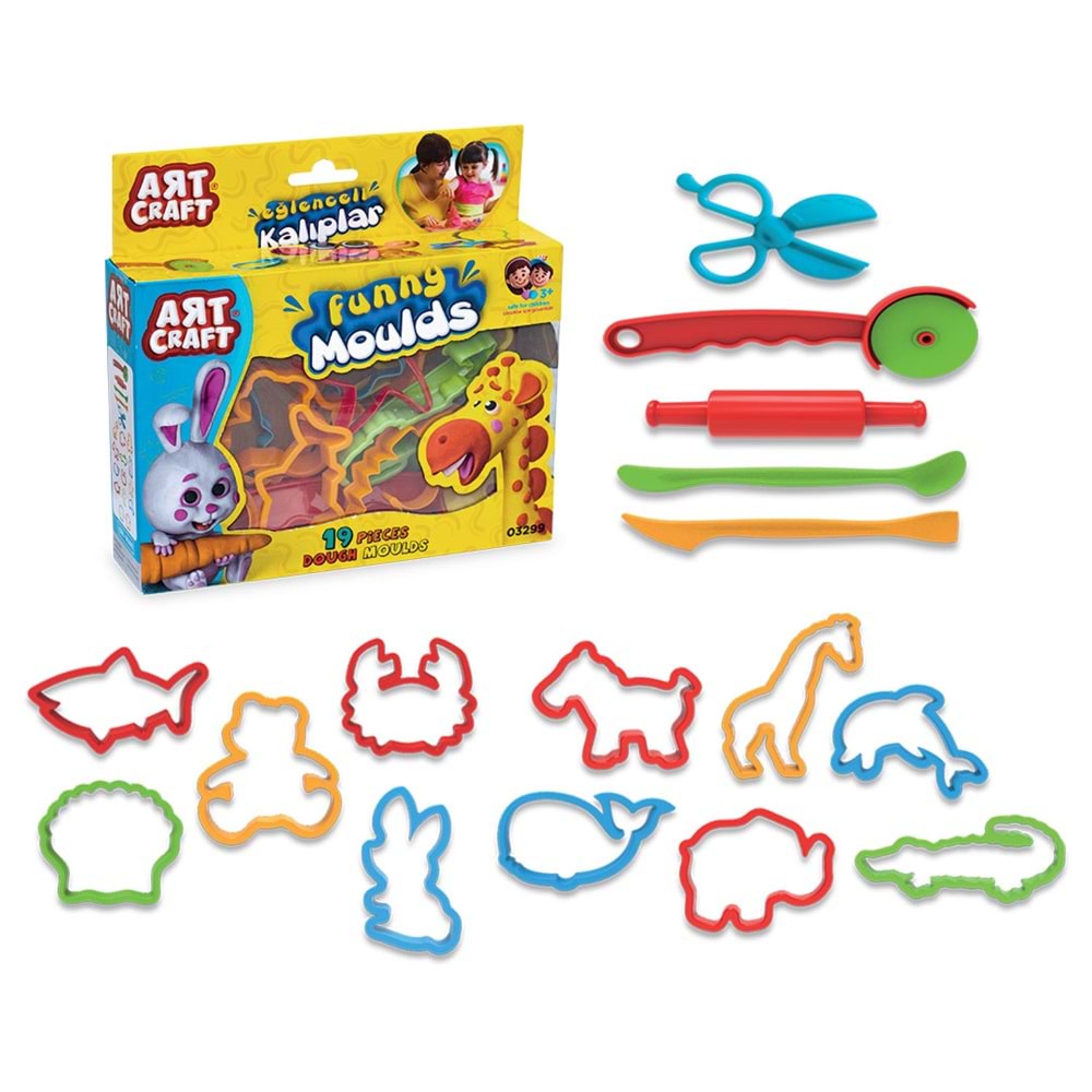 DEDE 03299 19 PÇS EĞLENCELİ KALIPLAR