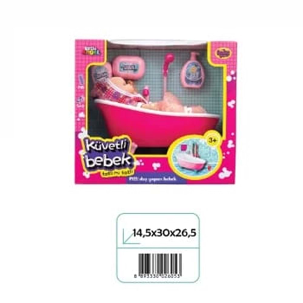 OYDAŞ 02605 Pilli Küvette Duş Yapan Bebek