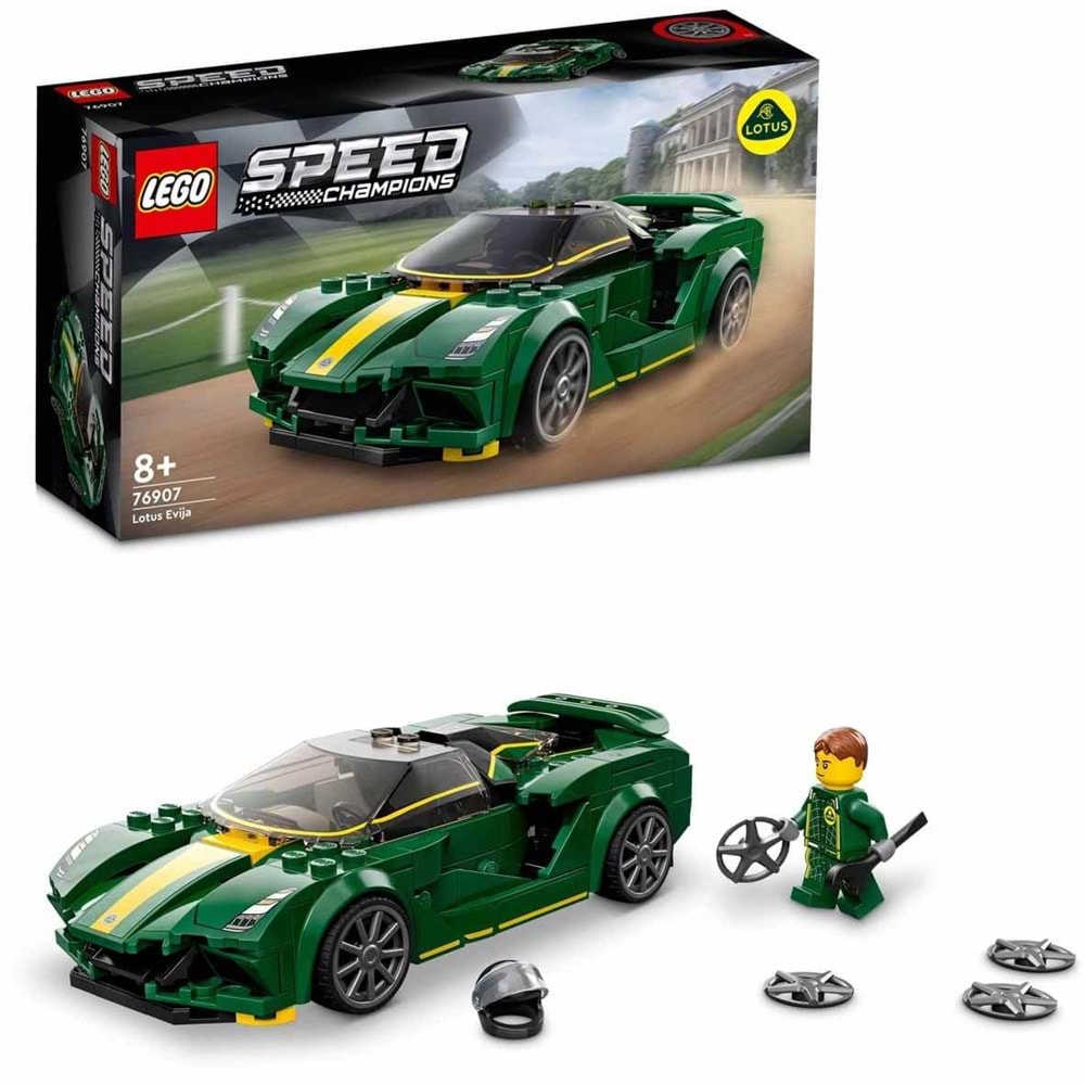 76907 Lego Speed Champions -Lotus Evija, 247 parça +8 yaş