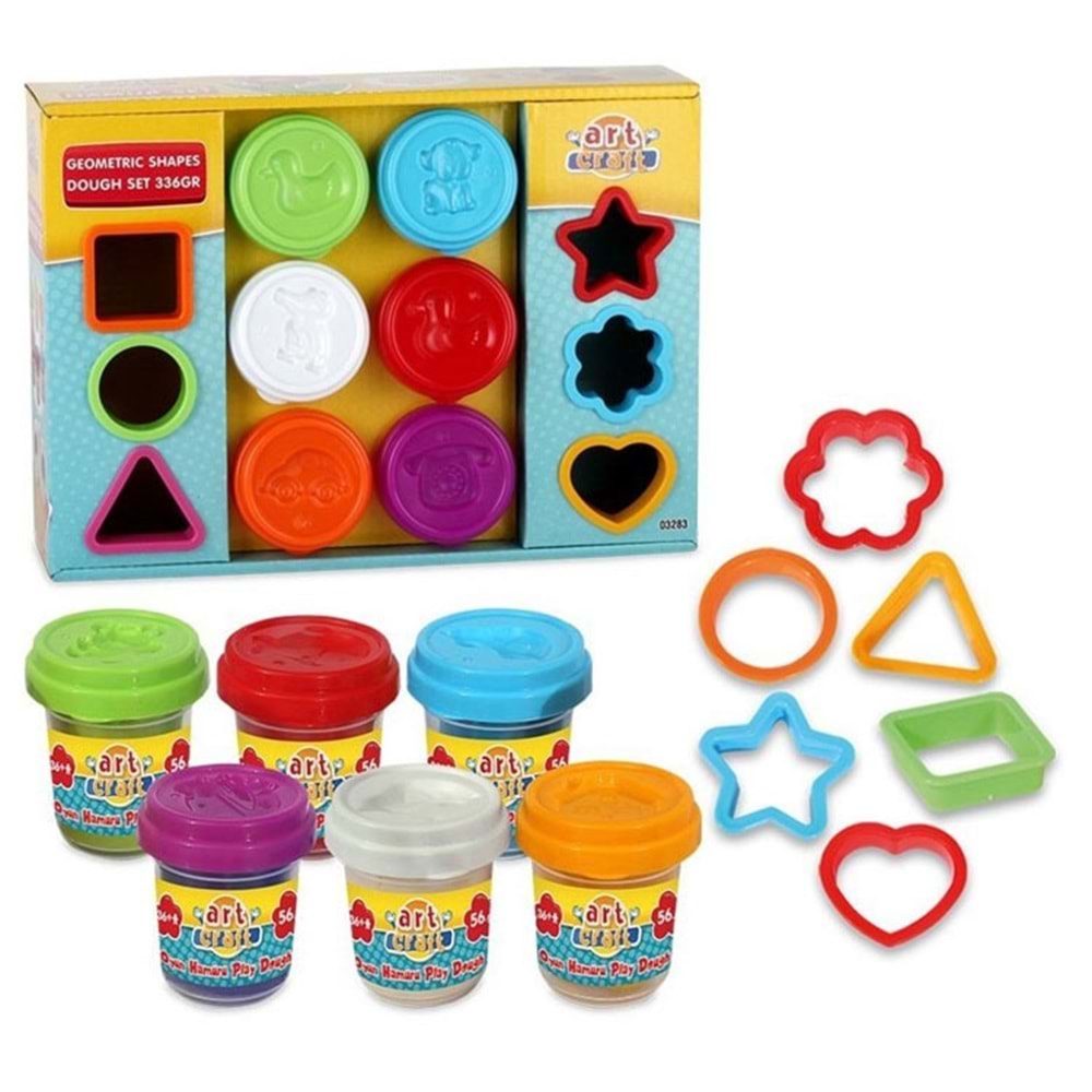 DEDE 03283 GEOMETRİK ŞEKİLLER OYUN HAMUR SETİ