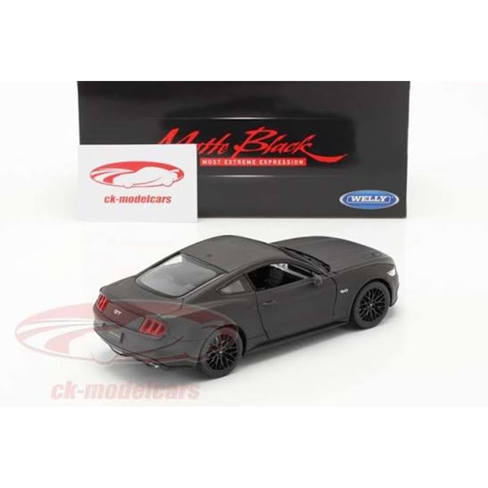 KARSAN WELLY 24062MA 1:24 15 FORD MUSTAN MATTE BLA