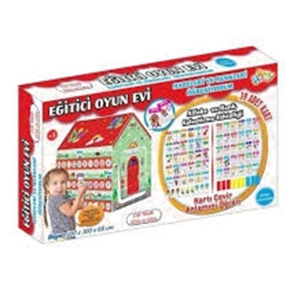 FURKAN 59625 EĞTİCİ OYUN EV SETİ OYUN ÇADIRI