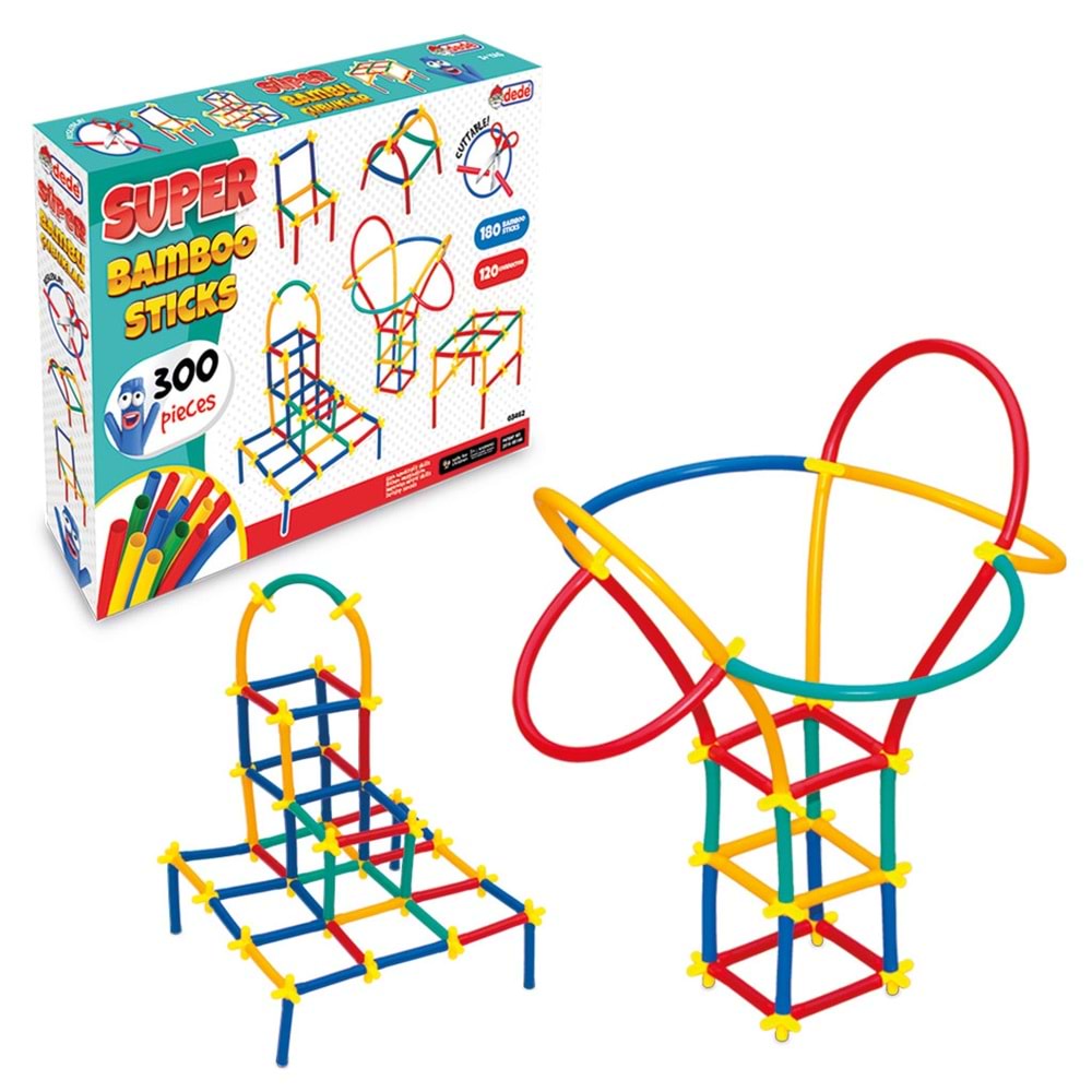 DEDE 03462 300 PÇS SÜPER BAMBU ÇUBUKLARI