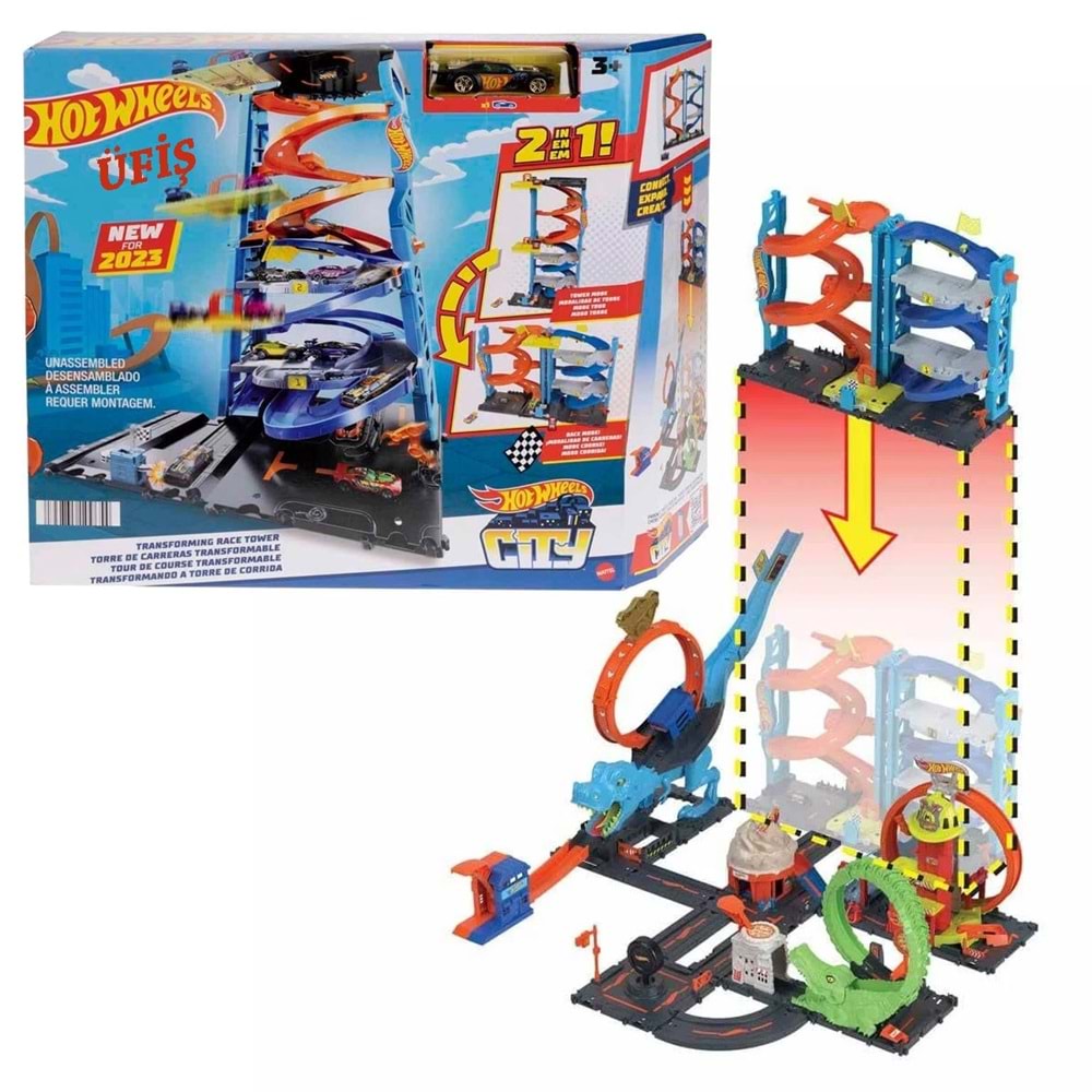 HKX43 Hot Wheels Heyecanlı Yarış Kulesi