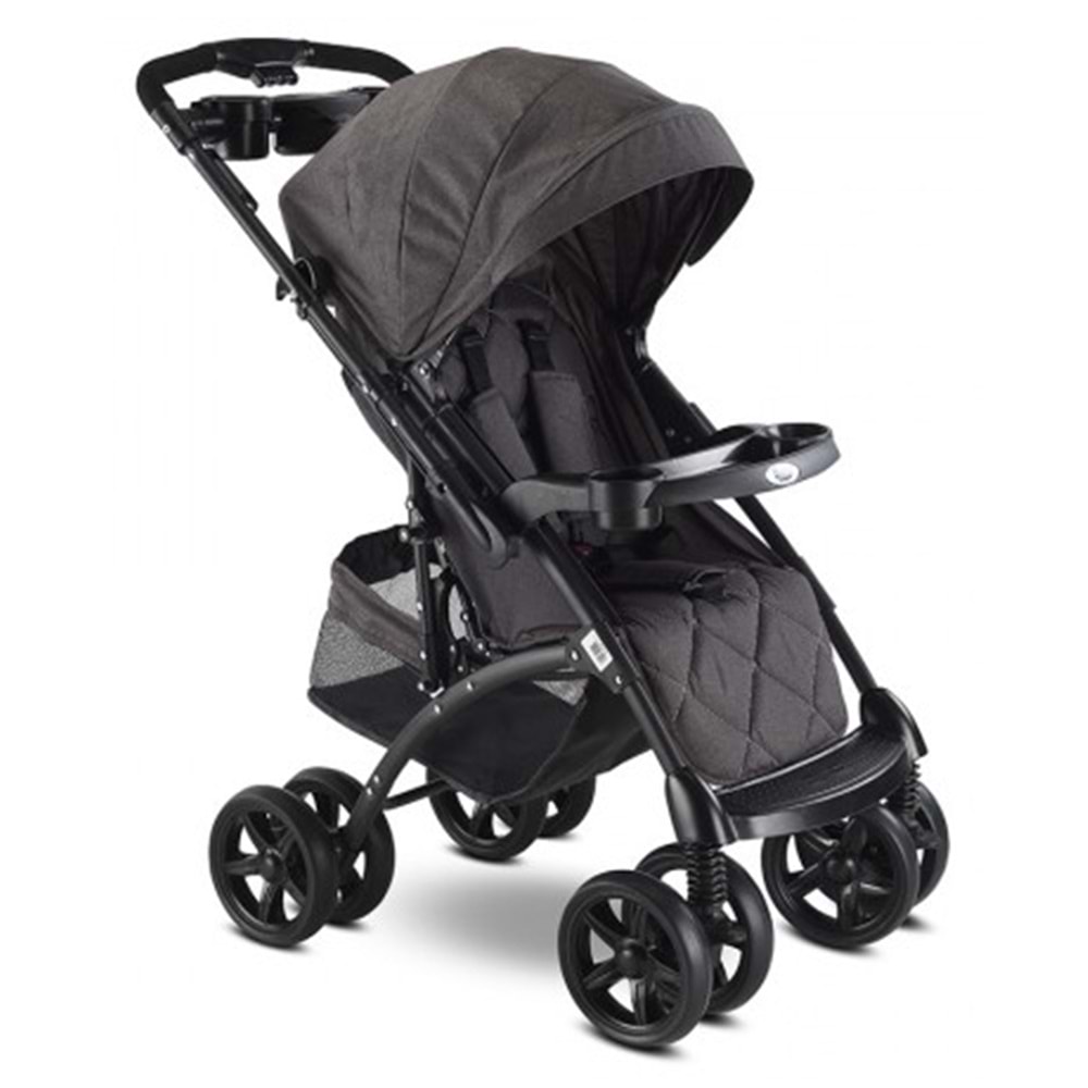 BABYHOPE BH-609 POLO PUSET (Kırçıllı Siyah)