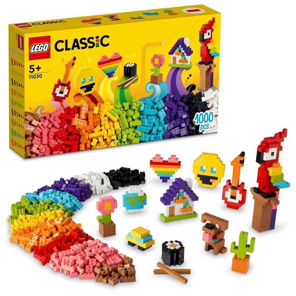 LEGO 11030 Lego Classic Bir Sürü Yapım Parçası 1000 par