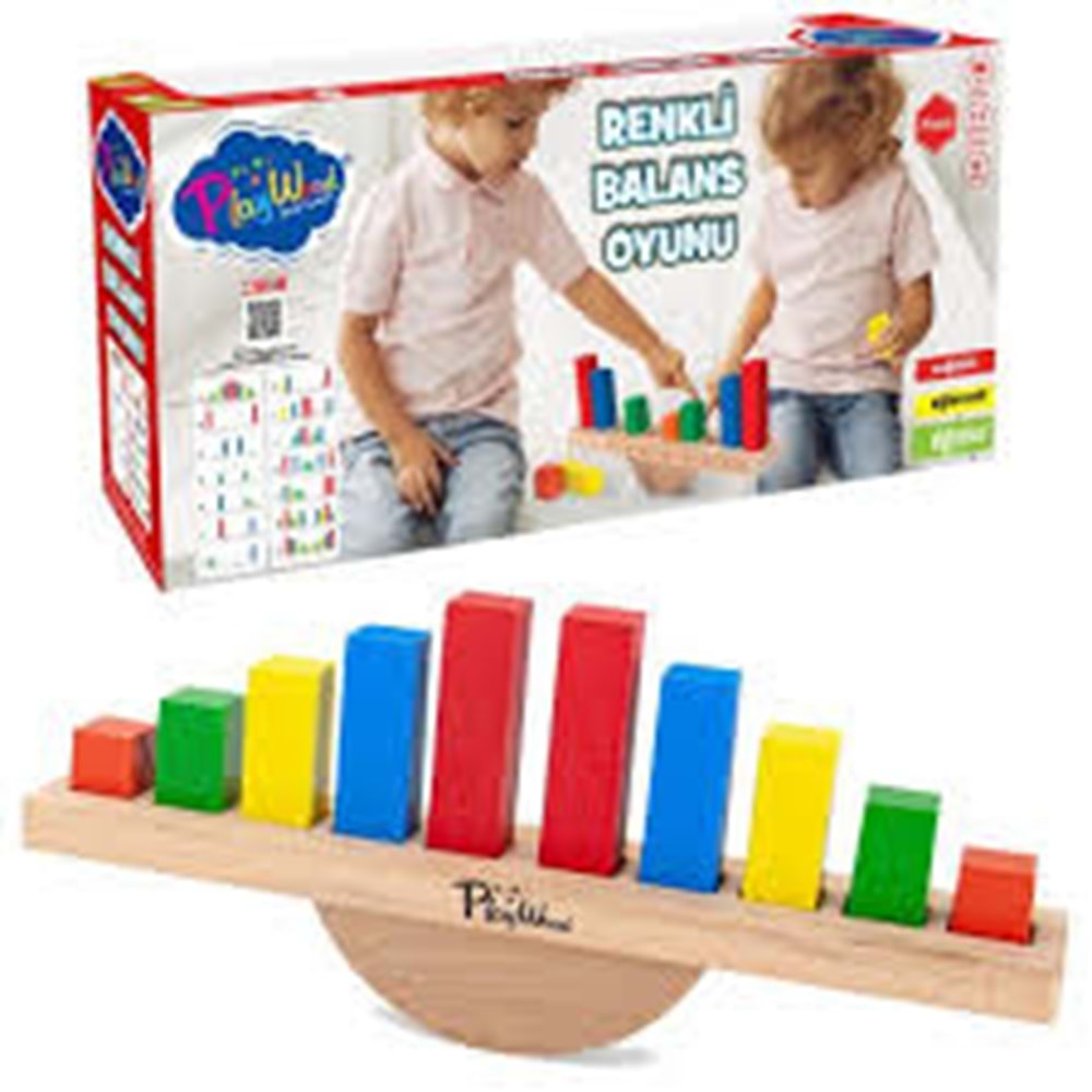 ONY-387 AHŞAP RENKLİ BALANS OYUNU