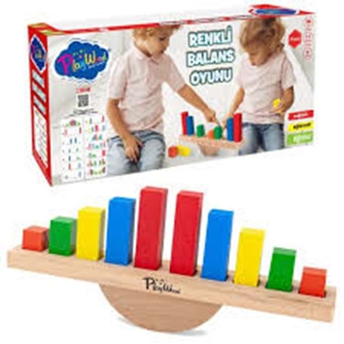 ONY-387 AHŞAP RENKLİ BALANS OYUNU