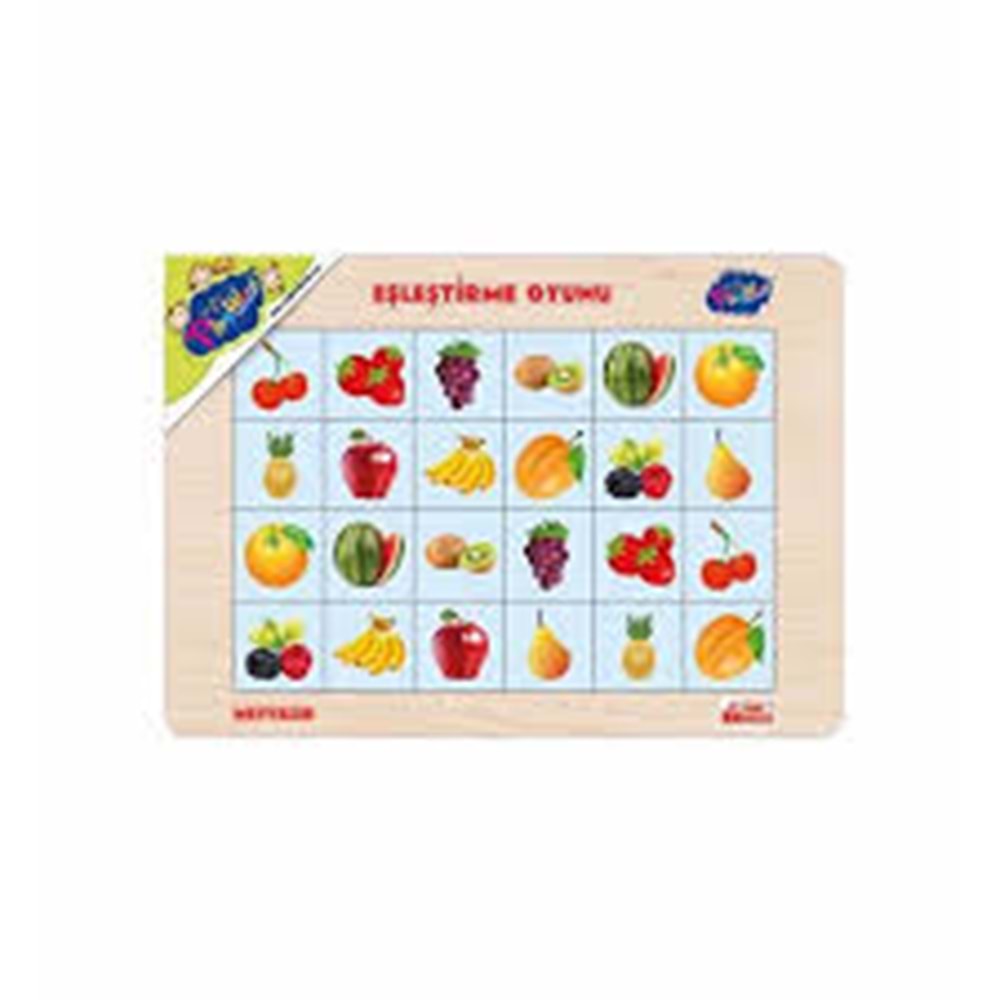 ONY-273/274/275/276 AHŞAP EĞİTİCİ 4 ÇEŞİTEŞLEŞTİRMEKARIŞIK/MEYVELER/SEBZELER