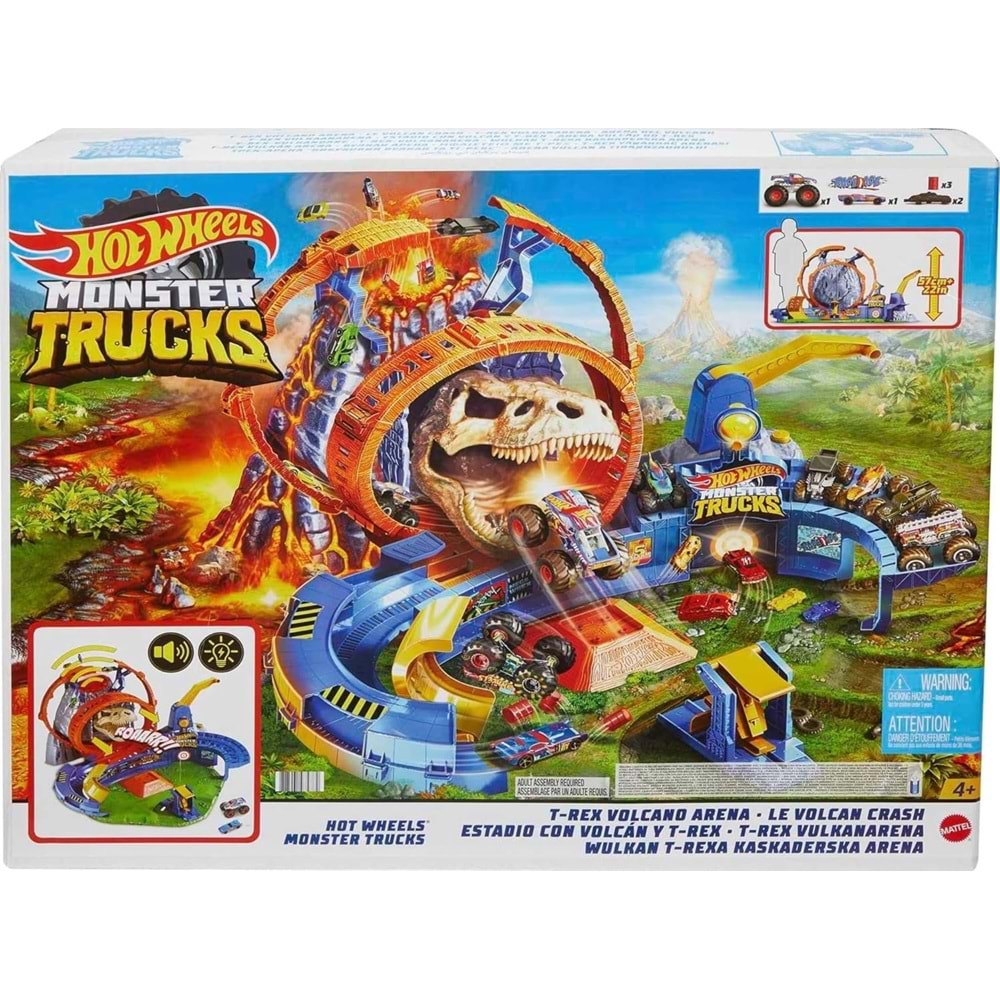 GYL14 H.W M.TRUCKS VOLKANİK ALANDA MACERA OYUN SET