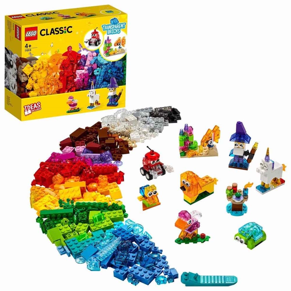 LEGO 11013 Lego Classic Yaratıcı Şeffaf Yapım Parçaları