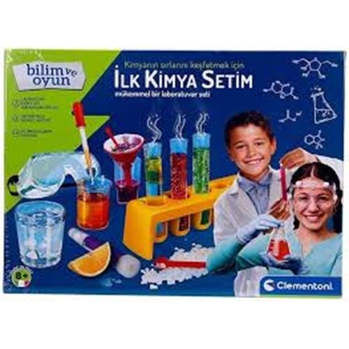 CLLEMENTONİ 64228 Bilim ve Oyun - İlk Kimya Setim +8 yaş