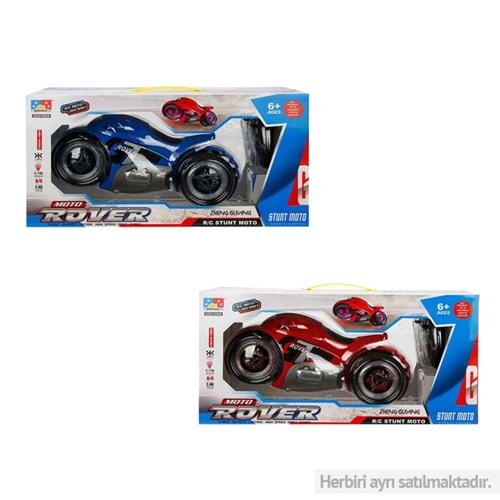 S00002539 1/12 MOTOSİKLET STUNT IŞIKLI 2.4GHZ.6V