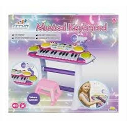 SUN S00033352 ORG 32 TUŞ MİKROFONLU SES/IŞIK MOR/YŞL