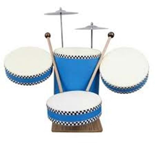 AHŞAP DERİ BATERİ SETİ