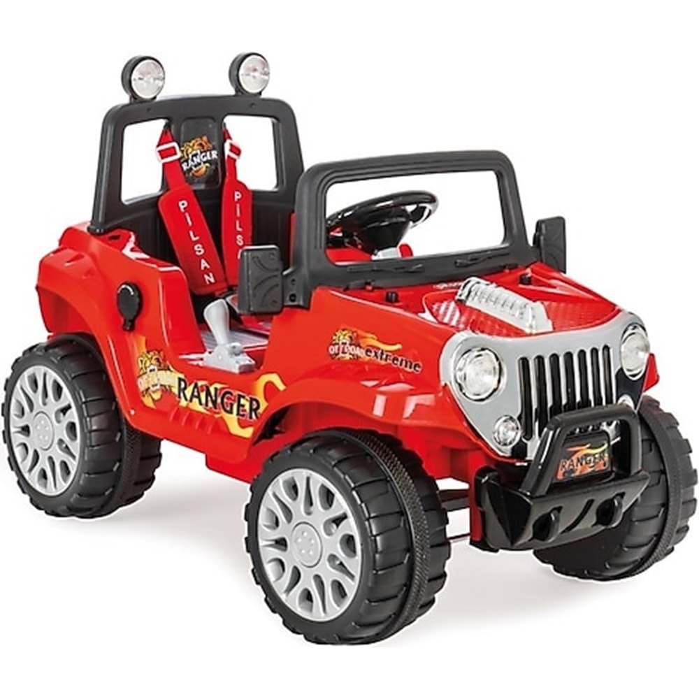 PİLSAN 05 107 RANGER AKÜLÜ ARABA12V KUMANDALI (KIRMIZI)