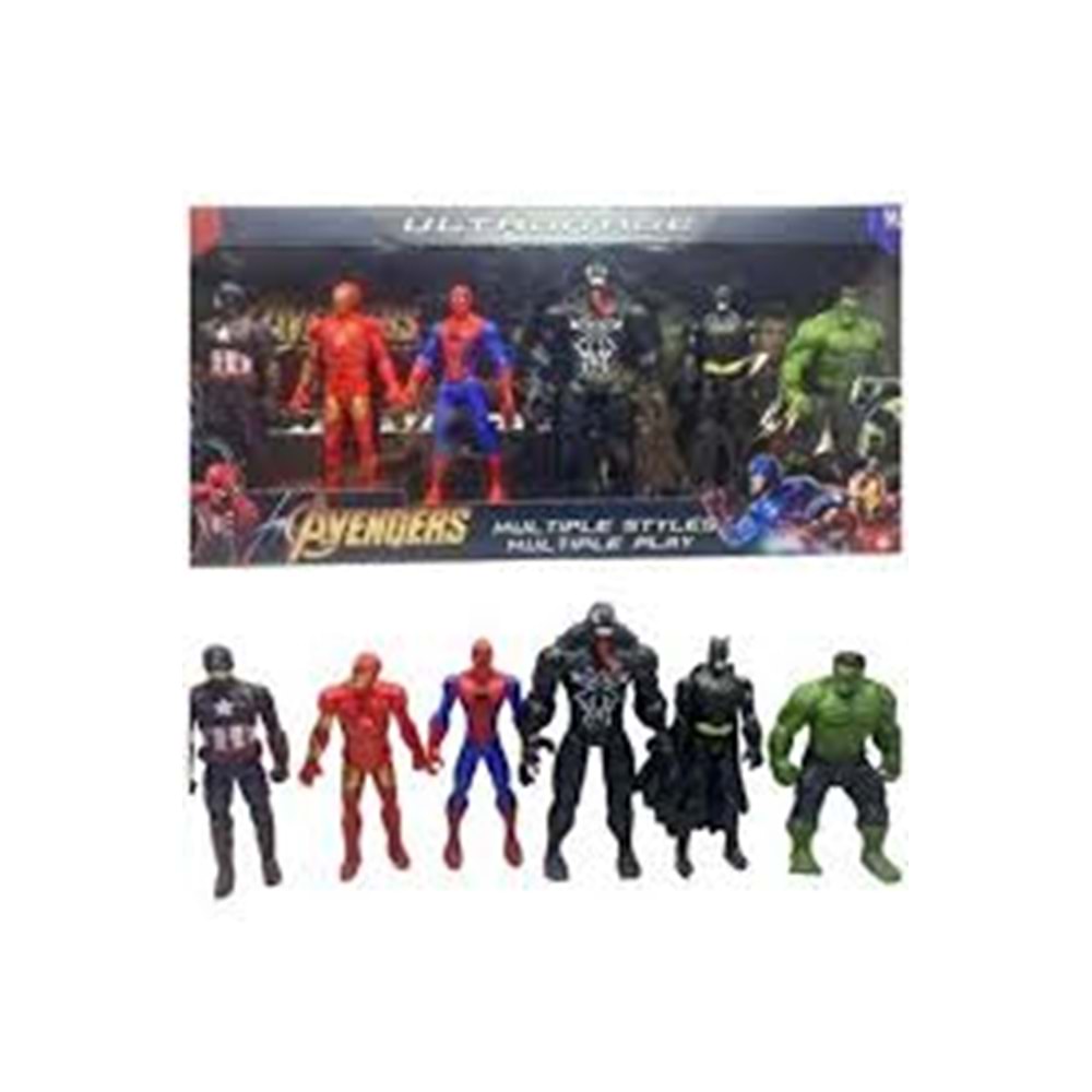 KIDS 8818-3 SB 5 Lİ ÖRÜMCEK ADAM KARAKTER