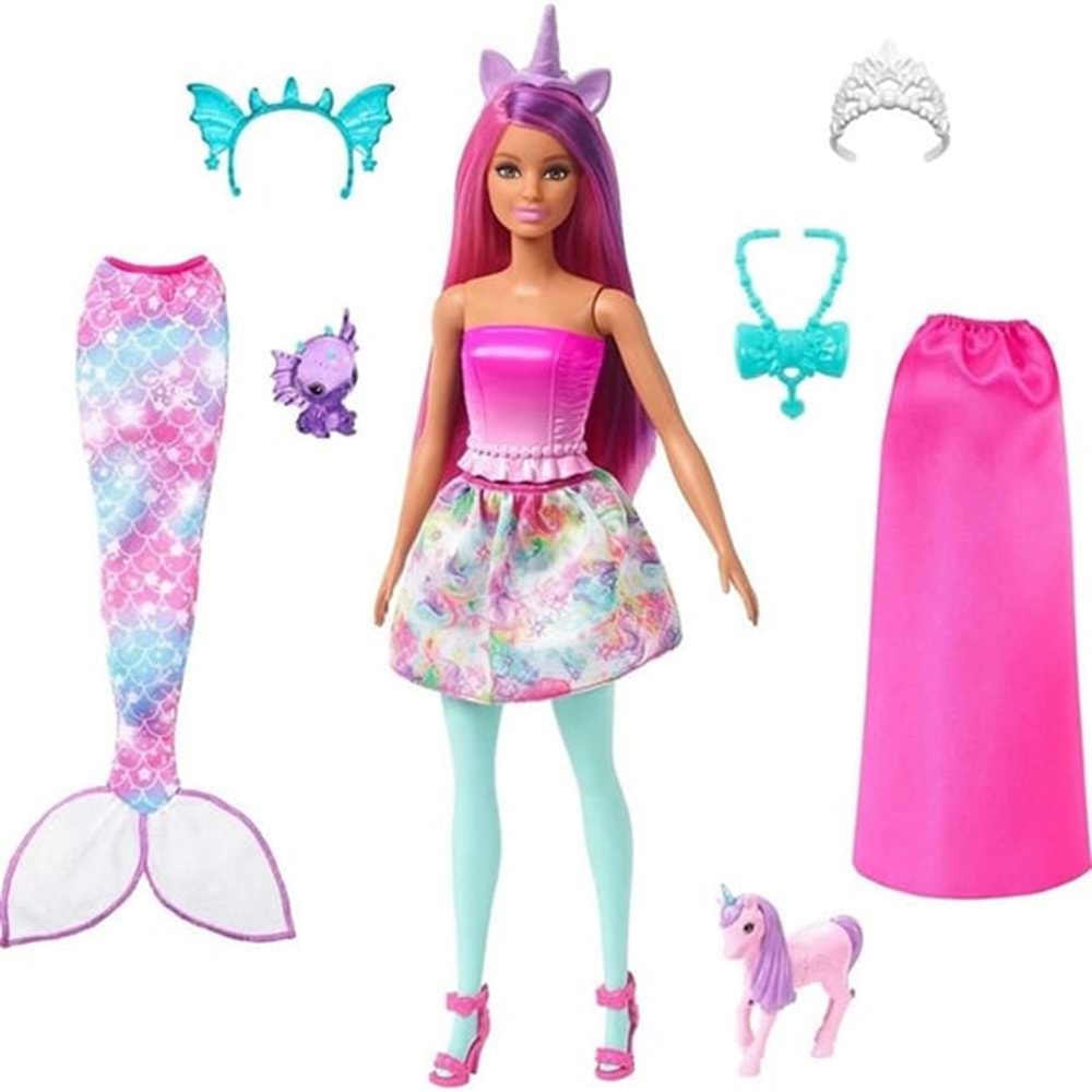 HLC28 Barbie Dreamtopia Bebek ve Aksesuarları