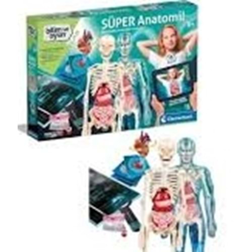 CLEMENTONİ 64474 Bilim ve Oyun - Süper Anatomi +8 yaş