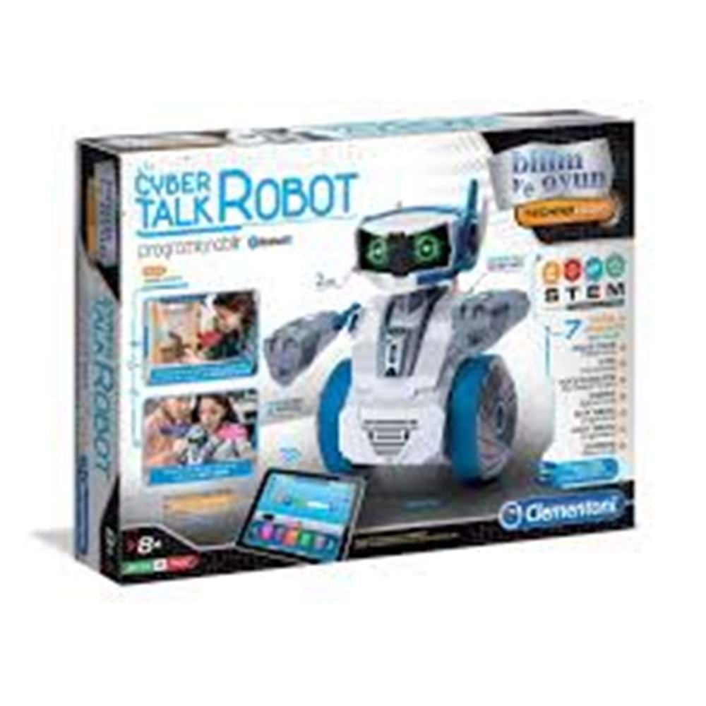 CLEMENTONİ 64447 Robotik Laboratuvarı - Cyber Talk Robot +8 y