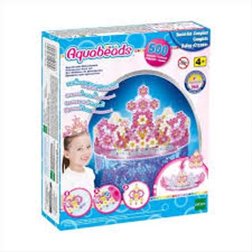 ADORE 31604 AquaBeads Prenses Taç Seti 500 parça +4 yaş