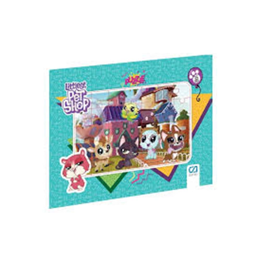 GAMES CAFRM-5018-5019 LITTLEST PET SHOPFRAME PUZZLE 35