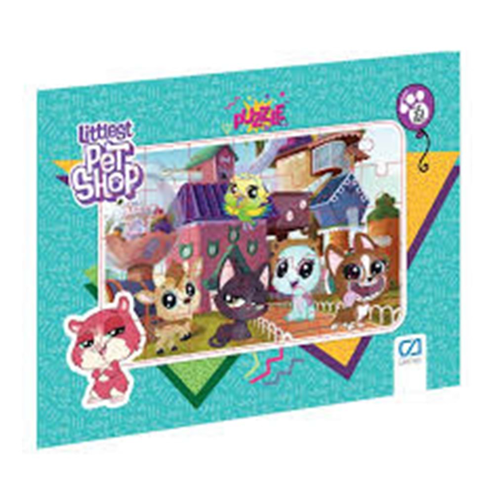 GAMES CAFRM-5018-5019 LITTLEST PET SHOPFRAME PUZZLE 35