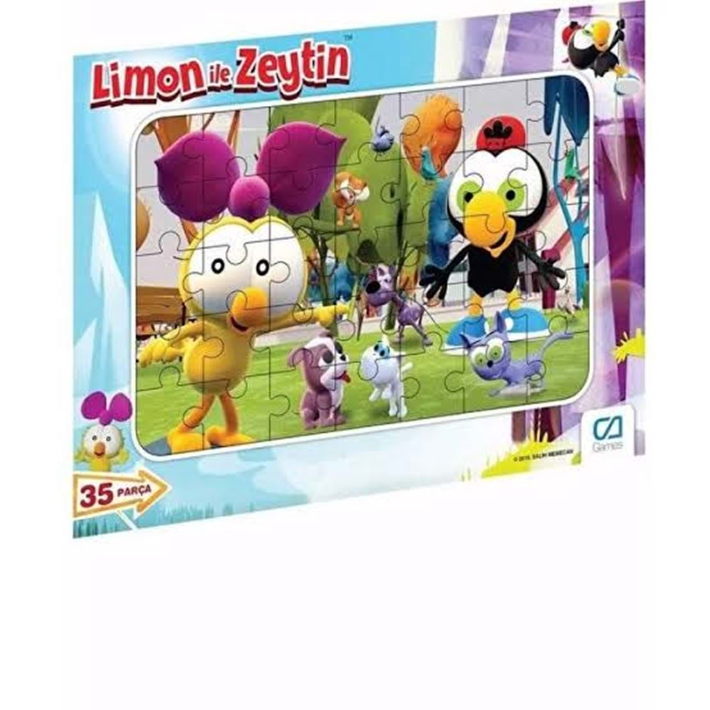 GAMES CAFRM-5082-5083 LİMON İLE ZEYTİNFRAME PUZZLE 35