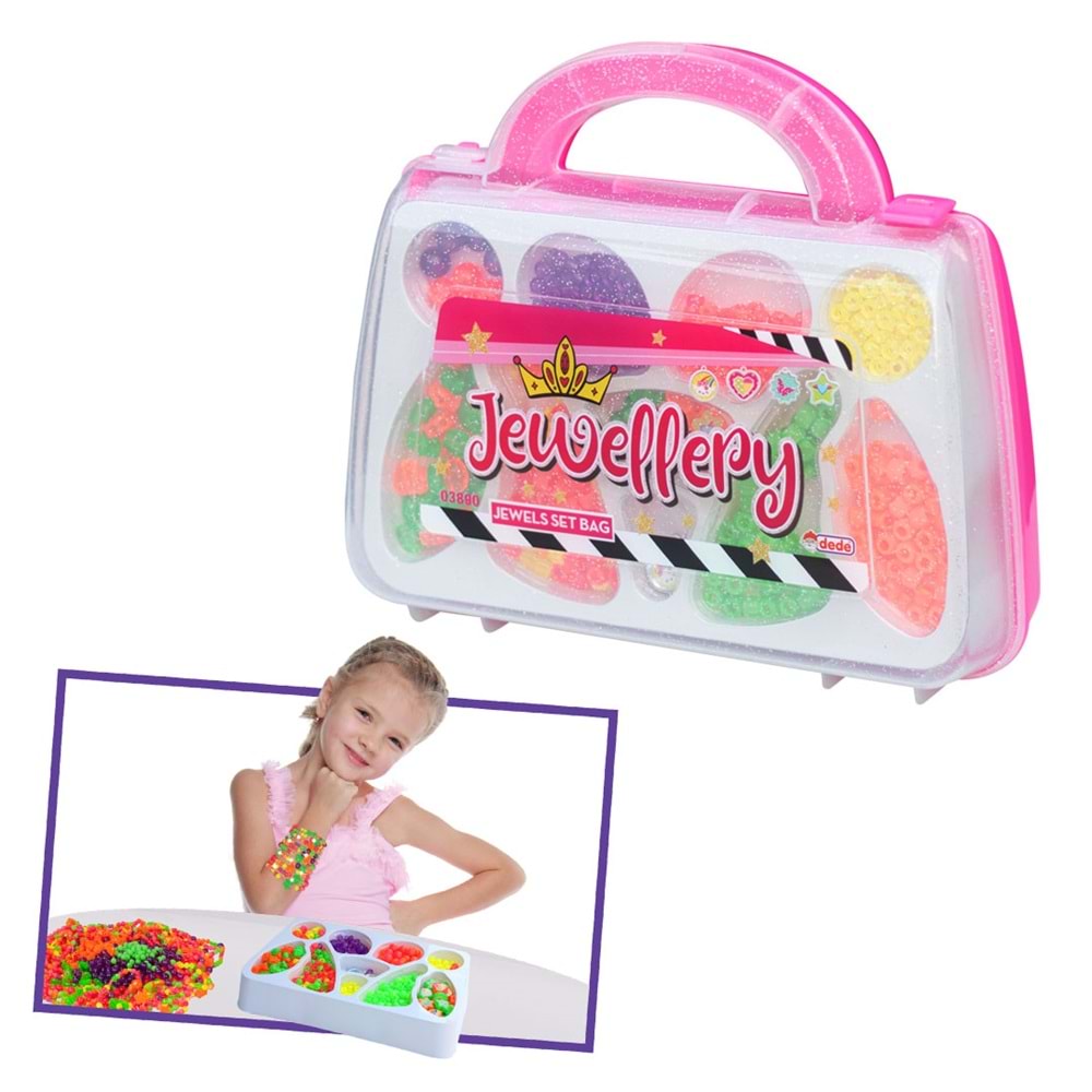 DEDE 03890 ÇANTALI JOWELLERY TAKI SETİ