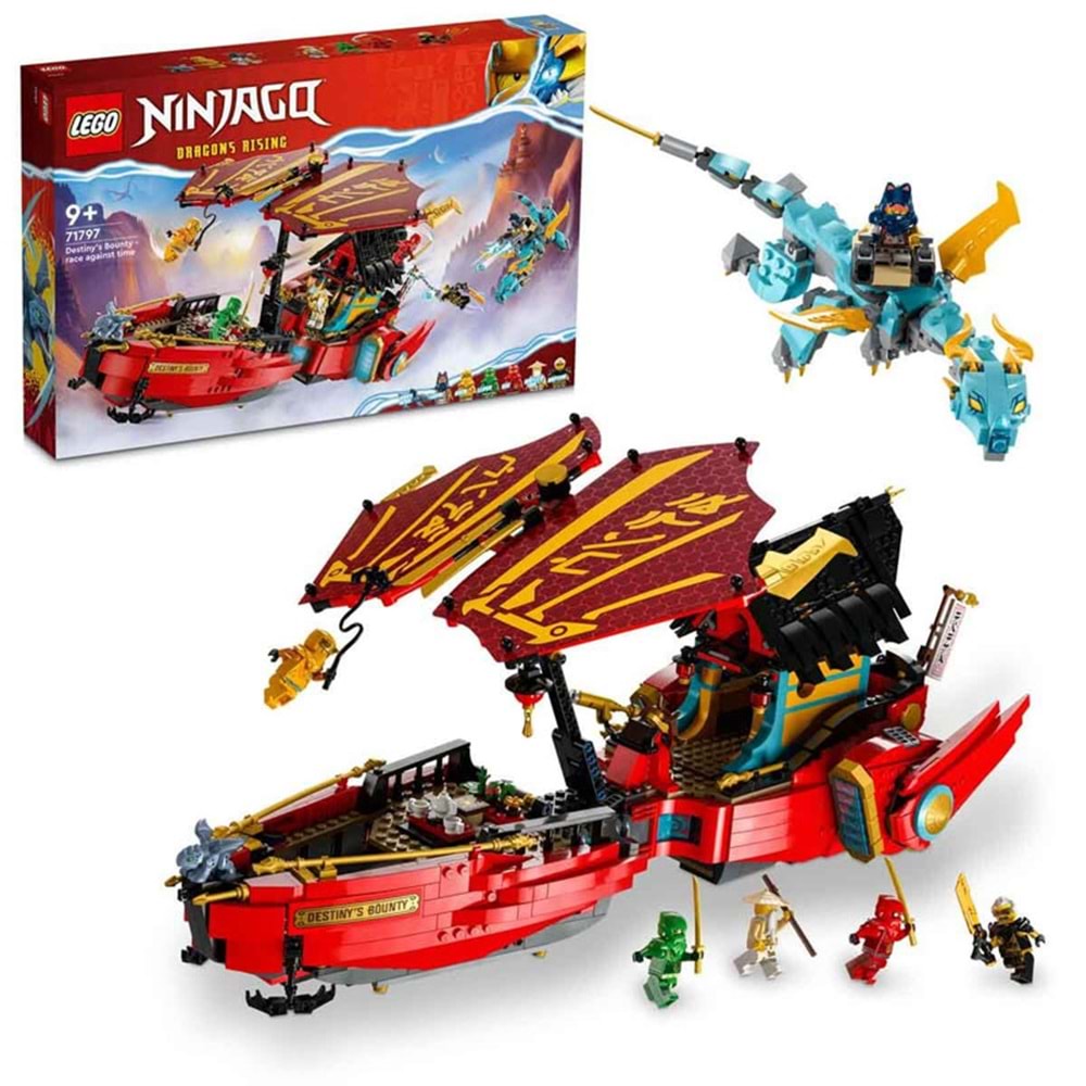LEGO 71797 Ninjago - DestinysBounty - zamana karşı yarış 1739 parça +9 yaş