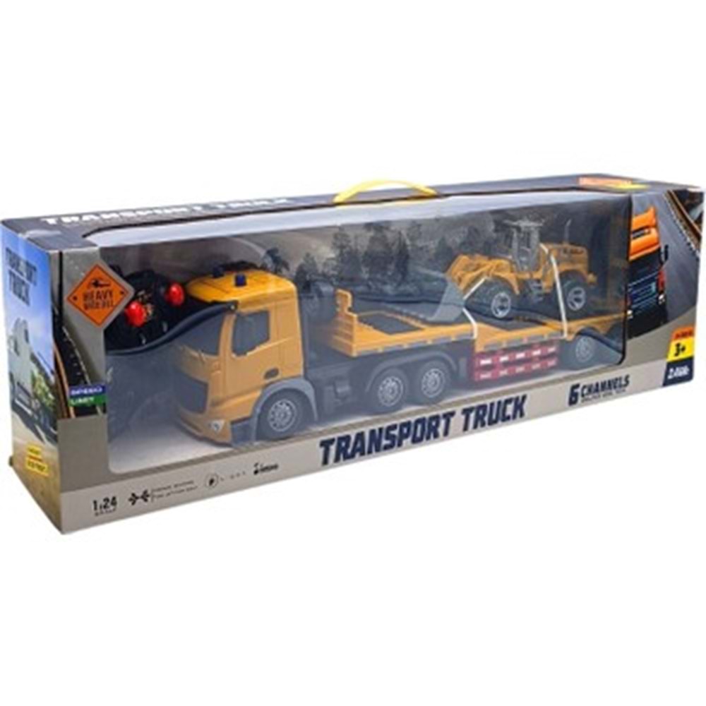 CANEM HT079 Kumandalı Şarjlı Işıklı Transporter Tır 1:24