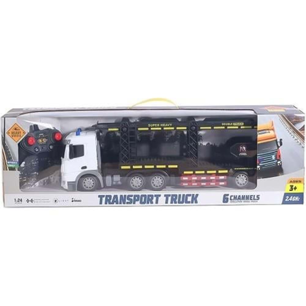 CANEM HT188 Kumandalı Şarjlı Işıklı Transporter Tır 1:24