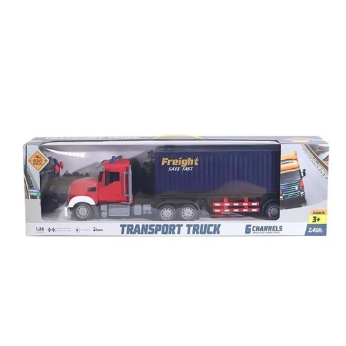 CANEM HT185 Kumandalı Şarjlı Işıklı Transporter Tır 1:24