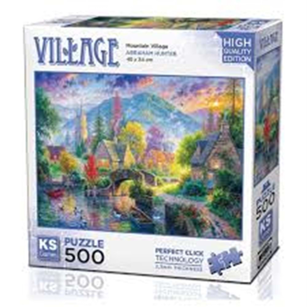 KS 20046 PUZZLE 500 MOUNTAİN VİLLAGE