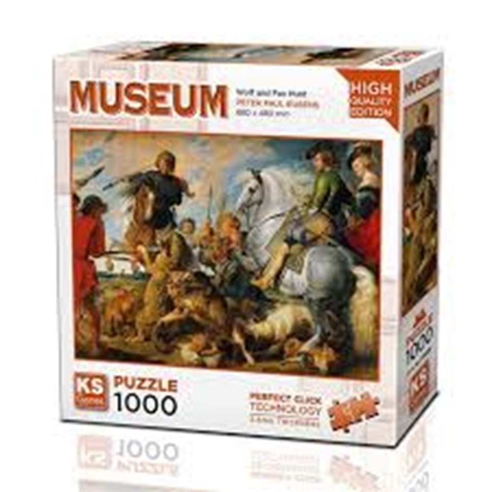 KS 20666 PUZZLE 1000 WOLF AND FOX HUNT