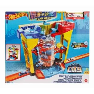 GRW37 Hot Wheels OtoYıkamada Renk DeğiştirmeOyun Seti