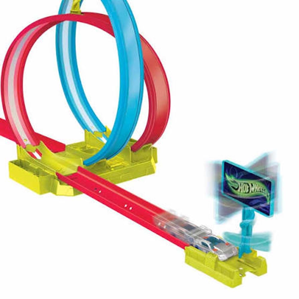 HPC05 Hot Wheels NeonYarışlar Çifte Çemberde YarışSeti