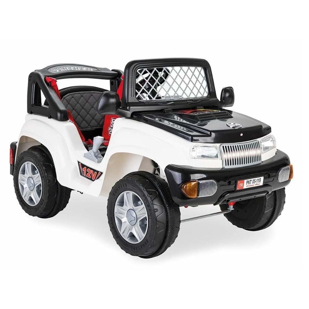 PİLSAN BEYAZ PANTHER AKÜLÜ ARABA12V KUMANDALI (BEYAZ)