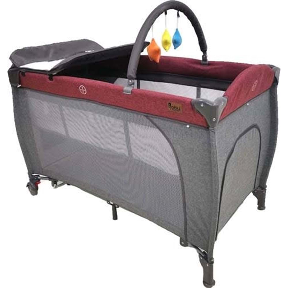 BABYHOPE BH-1050 D'ORA OYUN PARKI(70X110 CM) KIRMIZI-GRİ 2024