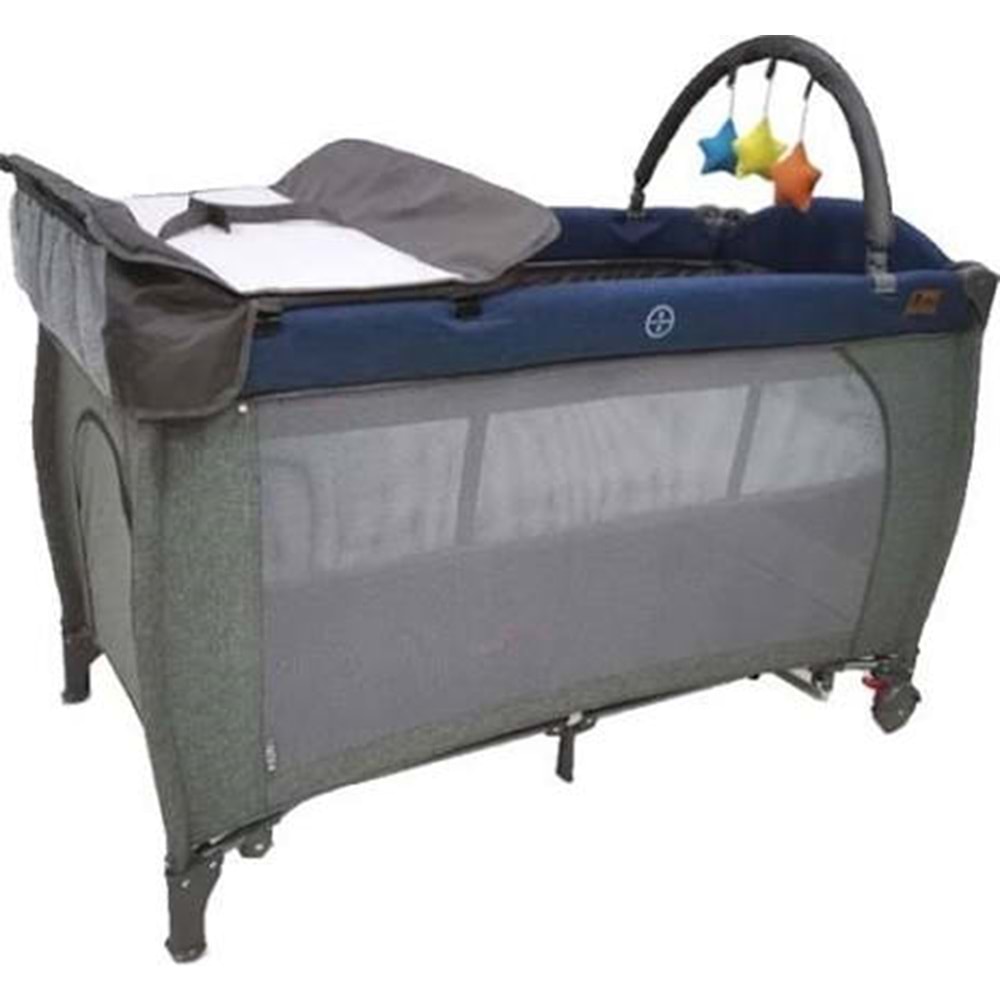 BABYHOPE BH-1050 D'ORA OYUN PARKI(70X110 CM) LACİVERT/GRİ 2024
