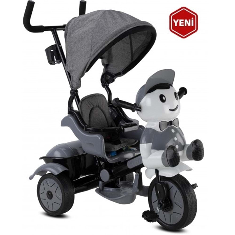 BABYHOPE 125 YUPİ TRIYCLE LUKS (Gri) 2026