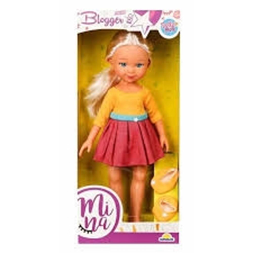 SUNMAN 1030081 Mina Blogger Bebek 35 cm