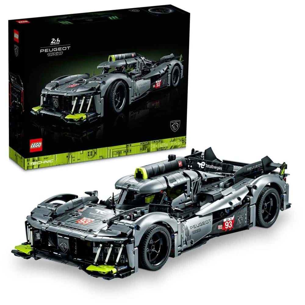 LEGO 42156 Technic Peugeot 9X824H Le Mans 1775 parça +18 yaş