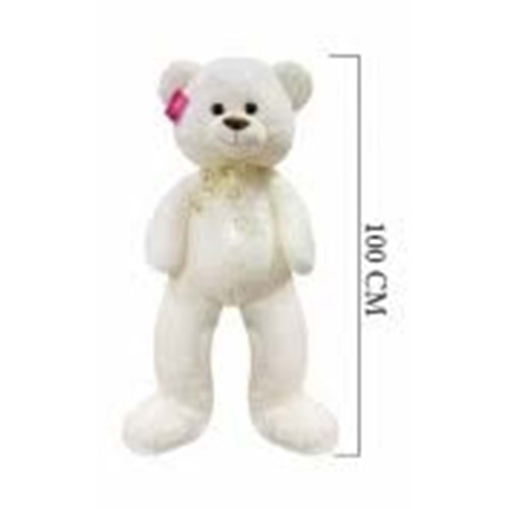 SELAY 1192 PUFFY SALAŞ AYI 100 CM EKRU