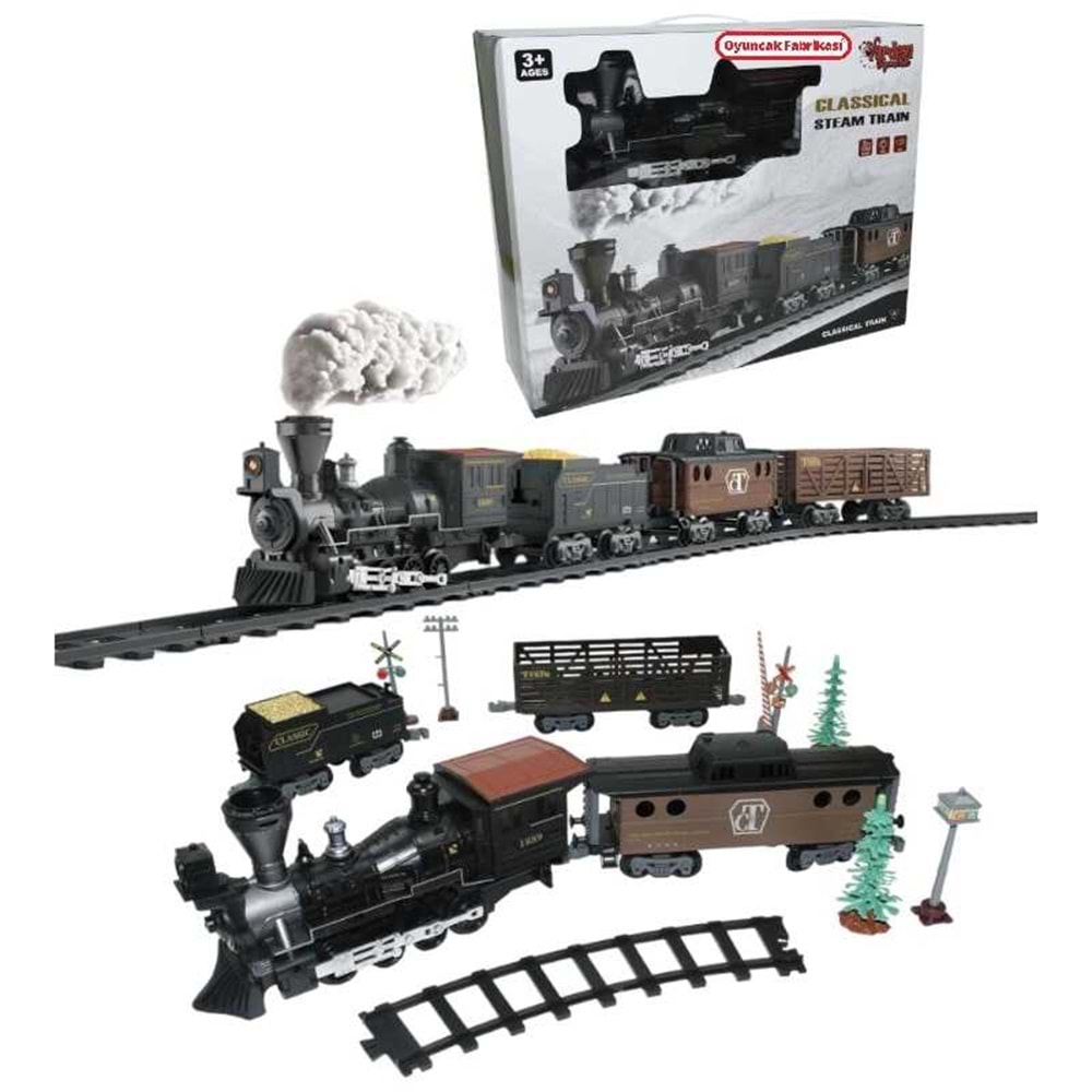 VARDEM FF-1613A ISIKLI VE SESLI CLASSIC BUHARLI TREN SET